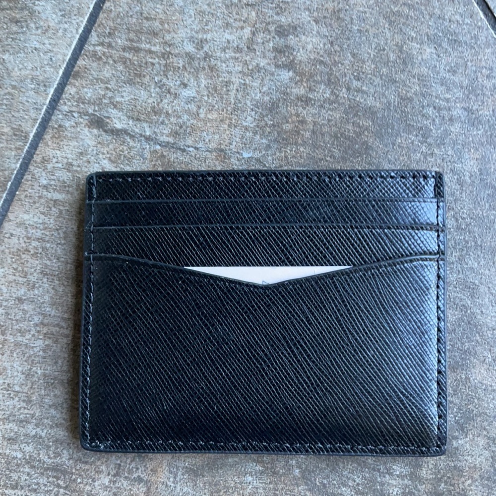 Kate Spade Madison Saffiano Leather Small Slim Card Holder
COLOR: Black 
NWT - Picture 2 of 16